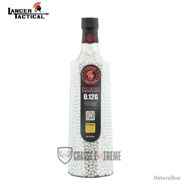 Billes Airsoft LANCER 6mm 0.12g x 5100 en Bouteille