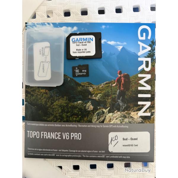 Carte topo France v6 pro sud ouest Garmin