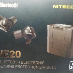 NE20 - &Eacute;couteurs Bluetooth Nitecore - r&eacute;duction de bruit - sans fil