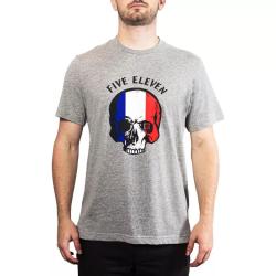 T-shirt Patriotic Skull 2XL Heather Grey (016)