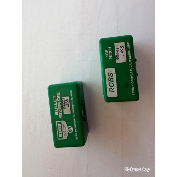 RCBS sizing die .356 + Outil RCBS recalibreur d'ogive 495 pour presse