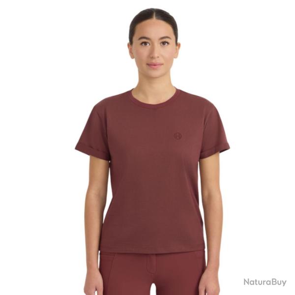 T-SHIRT HYDRA FEMME BORDEAUX - XS - HARCOUR