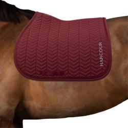 TAPIS CSO COBALT CHEVAL - BORDEAUX - HARCOUR