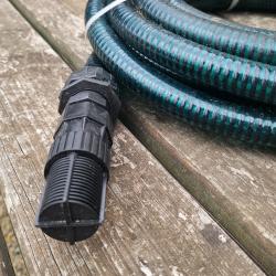 Tuyau d'aspiration 7 m &Oslash;22 mm avec cr&eacute;pine - Neuf