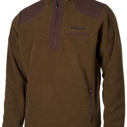 Pull SOMLYS col montant marron