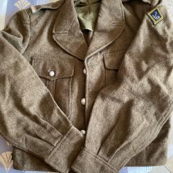 Blouson Fran&ccedil;ais Mle 46, 7 Bataillon de chasseurs alpins