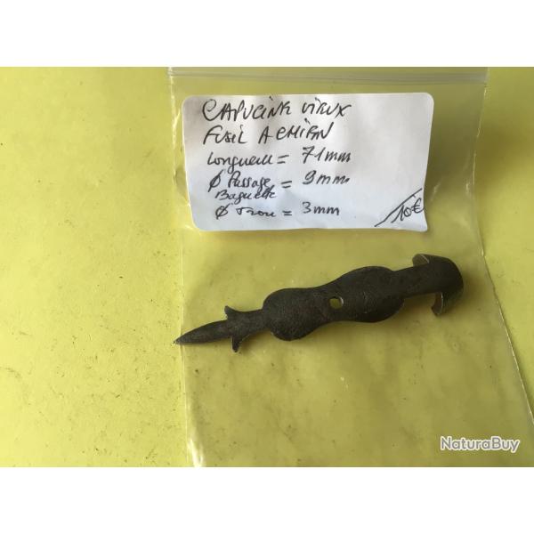 VENDU PAR LE-CUIRASSIER CAPUCINE DE FUSIL � CHIEN CHARGEMENT PAR BAGUETTE