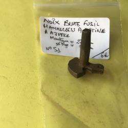 VENDU PAR LE-CUIRASSIER N&deg;51 NOIX BRUTE FUSIL HAMMERLESS A PLATINE