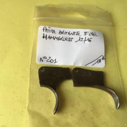 VENDU PAR LE-CUIRASSIER N&deg; 201 PAIRE DE D&Eacute;TENTES FUSIL HAMMERLESS CAL 12/16