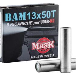 Munitions d'Entra&icirc;nement Bam pour UDAR M2 Calibre 13x50 - Bo&icirc;te de 5 - Mark