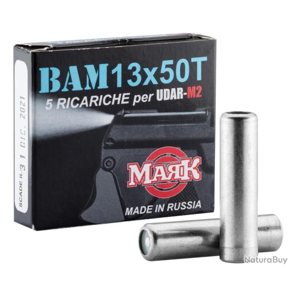 Munitions d'Entra�nement Bam pour UDAR M2 Calibre 13x50 - Bo�te de 5 - Mark