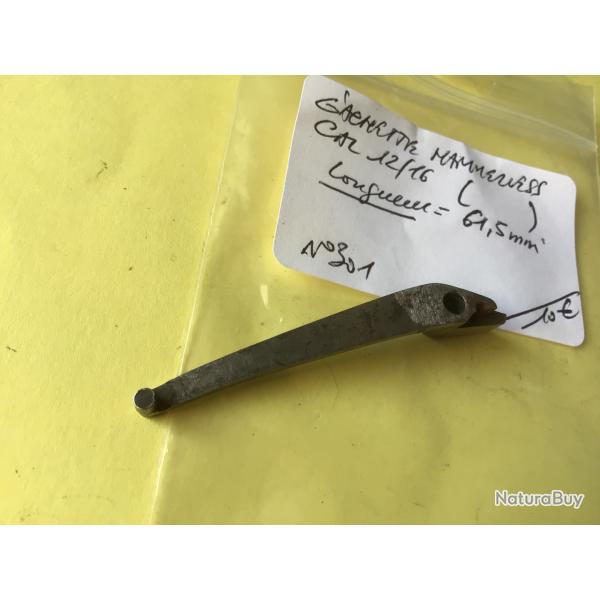 VENDU PAR LE-CUIRASSIER N�301 GACHETTE FUSIL HAMMERLESS. CAL 12/16