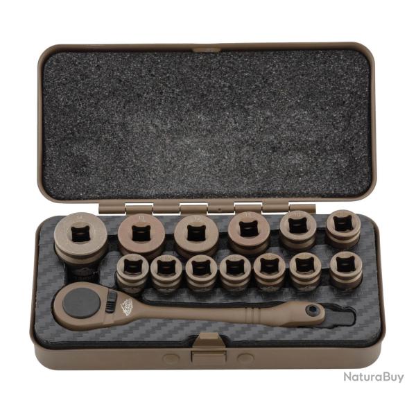 Kit de 14 Douilles Shell en Cerakote Gun Power Set - Gun Power Tool