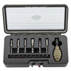 Set Outils 17 pcs Grenade Poign&eacute;e Grenade Verte - Gun Power Tool