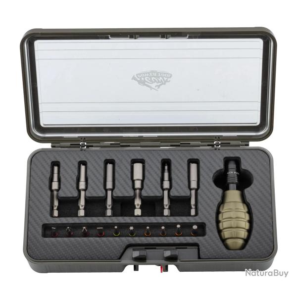 Set Outils 17 pcs Grenade Poign�e Grenade Verte - Gun Power Tool
