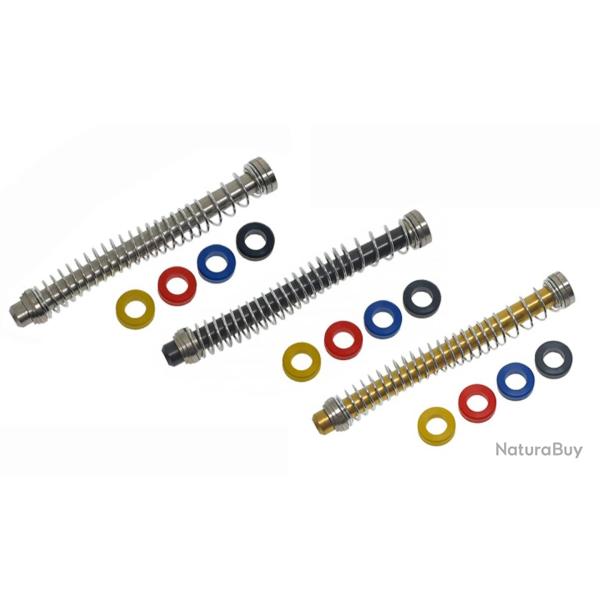 Guide Rod Set pour G Series Tokyo Marui Noir - Cowcow Technology