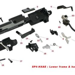 Vis n&deg;2 pour Lower Frame et Ensemble Marteau S&eacute;rie HX - AW Custom