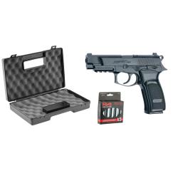 Pack Pistolet Bersa CO2 avec Mallette ABS et 5 Cartouches CO2 ASG