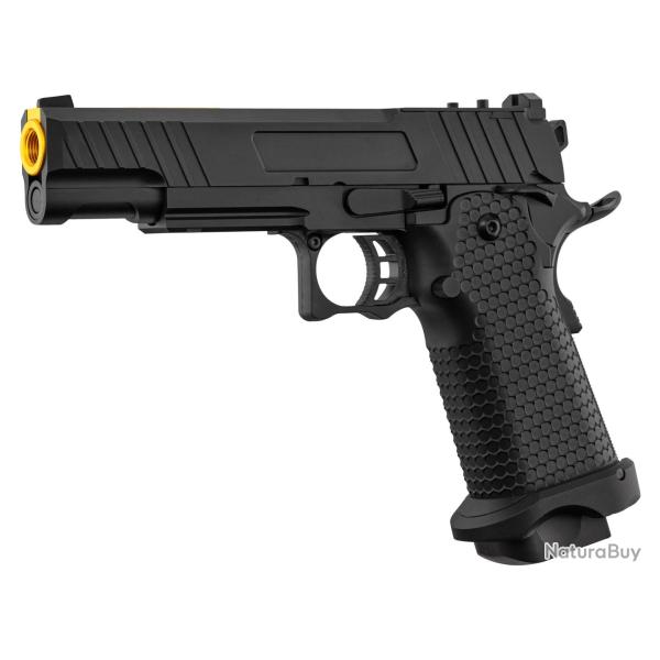 Pistolet GBB Hi-Capa 5.1 Noir et Or 1J - Golden Eagle