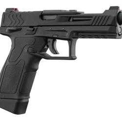 Pistolet Airsoft GBB Lancer Tactical LTX Competition Noir - R&eacute;plique de Poing Performance