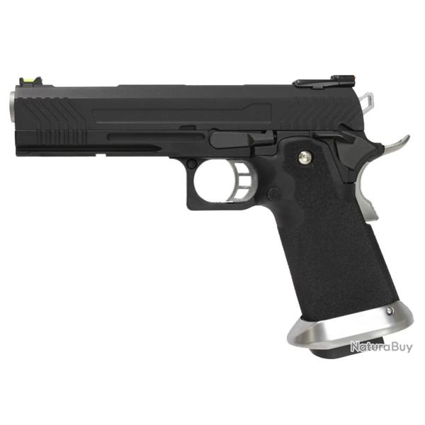 R�plique Airsoft GBB HX1102 Full Black Pistolet AW Custom