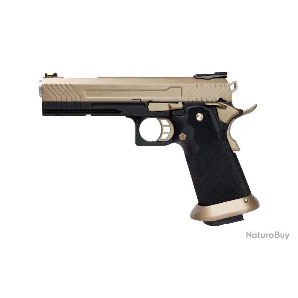 R�plique Airsoft HX1103 Full Tan Gaz GBB Pistolet AW Custom