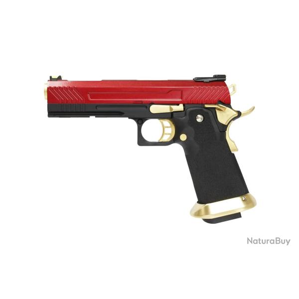 R�plique Airsoft HX1104 Full Red Gaz GBB Pistolet AW Custom