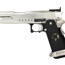 R&eacute;plique Airsoft HX2201 IPSC Split Silver Gaz GBB - AW Custom