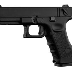 R&eacute;plique Airsoft KJ Works KP-18 Full Auto Gaz Metal Slide - Noir