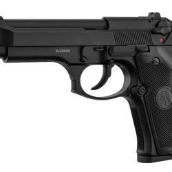 R&eacute;plique Airsoft M9 Full M&eacute;tal Noir Gaz Blowback KJ Works