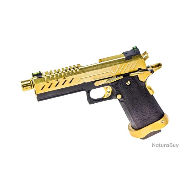 R�plique GBB Gaz Hi-Capa 4.3 Noir / Or 0,9J Vorsk