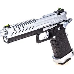 R&eacute;plique GBB Gaz Hi-Capa 5.1 Noir et Chrome 1,0J Vorsk