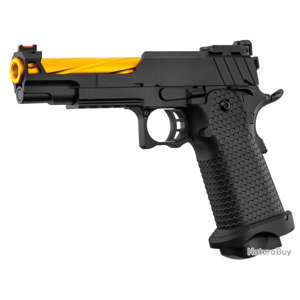 R�plique GBB Hi-Capa 5.1 Noir/Gold Golden Eagle