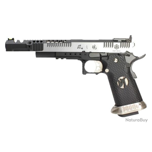 R�plique GBB HX2401 IPSC Split Silver .38 Supercomp - AW Custom