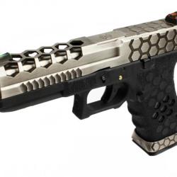 R&eacute;plique GBB VX0100 Hex Cut Noir et Silver - AW Custom