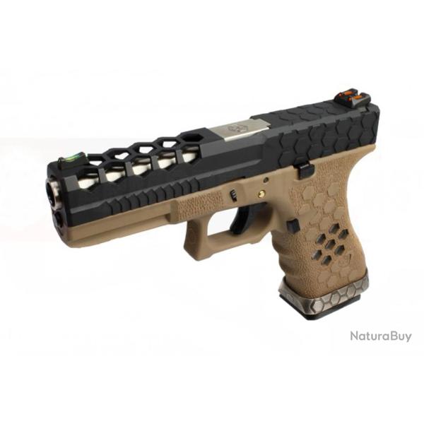 R�plique GBB VX0111 Hex Cut Tan et Noir - AW Custom