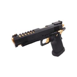 R&eacute;plique Hi-Capa 5.1 HX2701 Full Gaz GBB Noir et Or - AW Custom