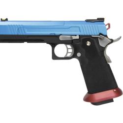 R&eacute;plique Pistolet HX1005 Split Blue Gaz GBB AW Custom