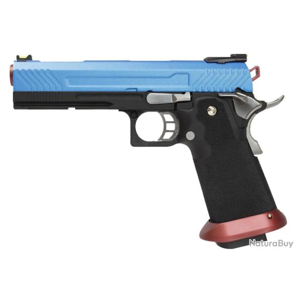 R�plique de Poing HX1105 Full Blue Gaz GBB - AW Custom