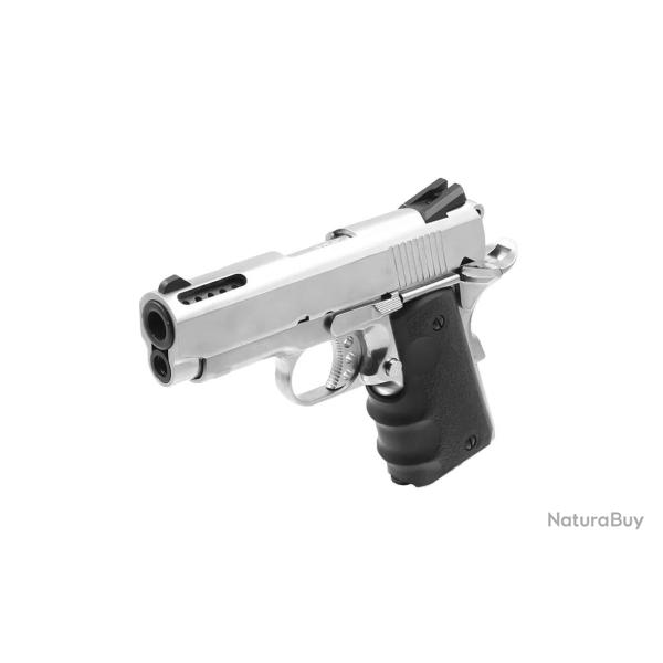 R�plique Pistolet Airsoft 1911 Mini Silver Gaz GBB AW Custom