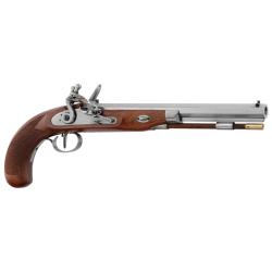Pistolet Charles Moore Target &agrave; Silex Calibre 44 Davide Pedersoli