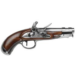 Pistolet An IX de Gendarmerie &agrave; Silex Calibre 15,2 mm Davide Pedersoli