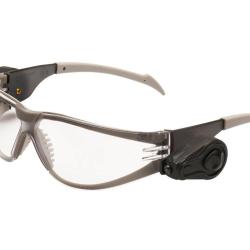 Lunette transparente PELTOR + led