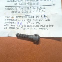 Vis de monture nue  Mas 45 / Mauser 45