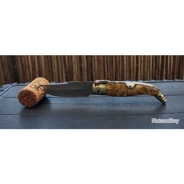 Magnifique ancien couteau pliant Navaja traditionnel E.ZAFFRILLA/ALBACETE