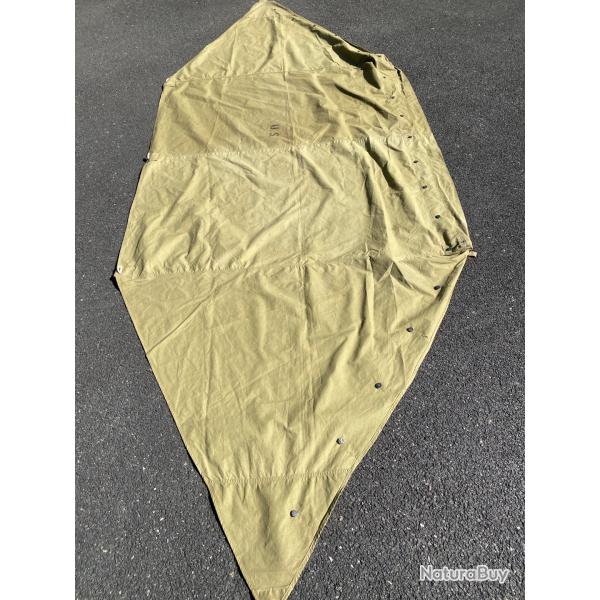 Demie toile de tente US dat�e 43 en toile OD3