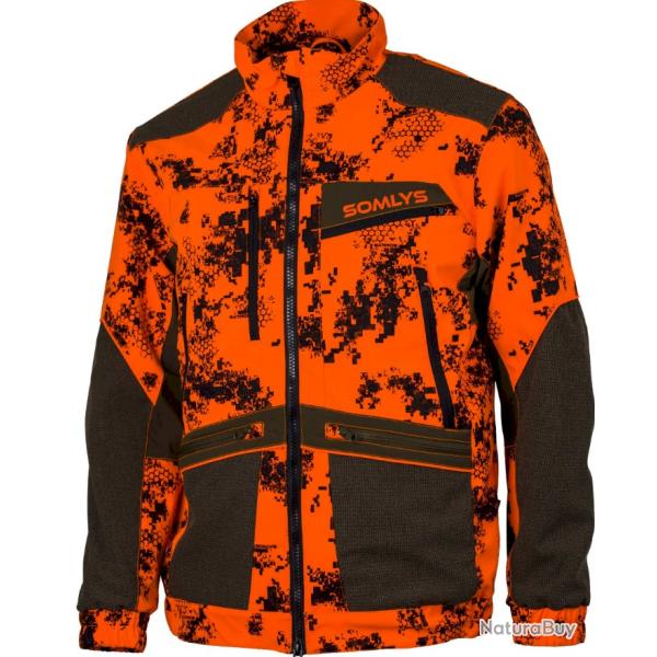 Veste SOMLYS camo ultra light orange