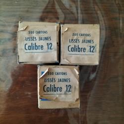 Carton Cal.12 liss&eacute;