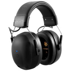 Casque Antibruit Bluetooth 6.0 SNR 33 dB Rechargeable Protection Auditive Tir Chasse Chantier Noir
