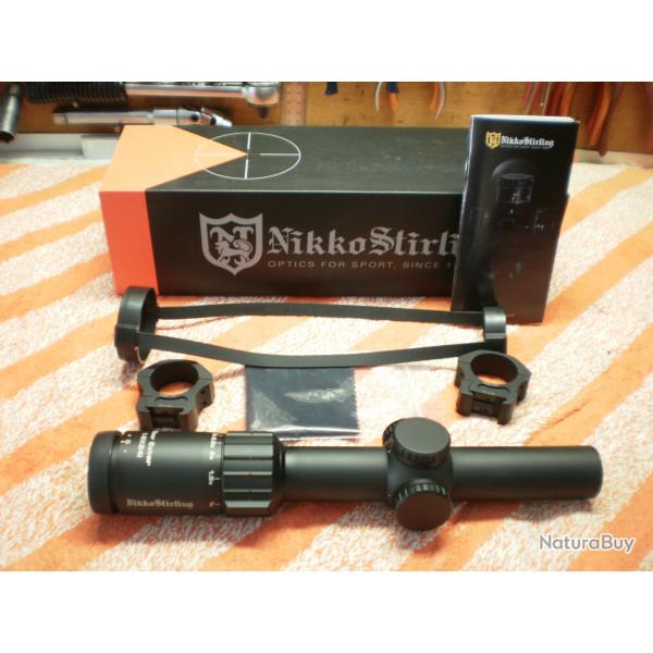 Lunette de battue NIKKO STIRLING Boar Eater 1-6x24 i